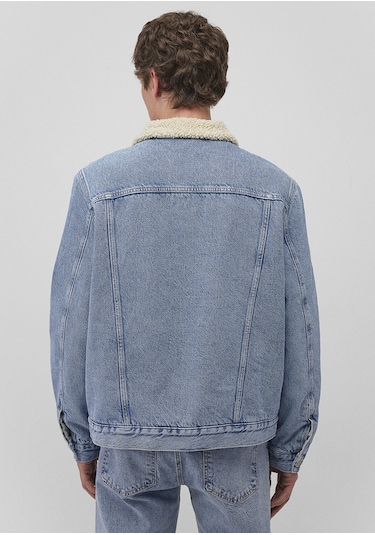 Mavi - Zander Classic Denim Suni Kürklü Açık Mavi Jean Ceket 0111214-88554 Mavi