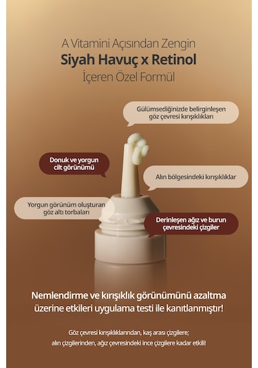 Siyah Havuç Özü Ve Saf Retinol İçeren Göz Kremi Goodal Black Carrot Vita-a Retinol Firming Eye Cream