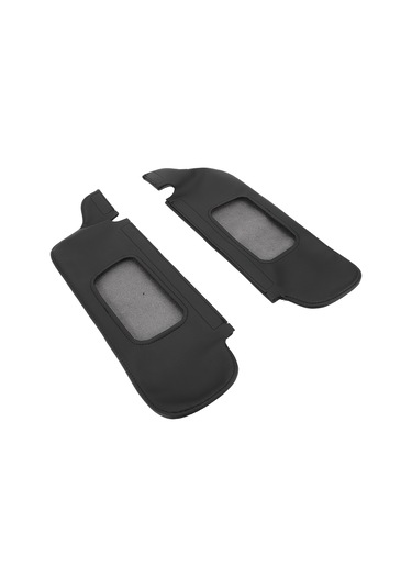 Reedark Ford Mustang 1994-2004 İçin Gri Pu Deri Güneş Koruyucu Örtü 2 Adet - Kolay Kurulum, Kırılma Direnci Ve İç Dekorasyonu Zenginleştirir