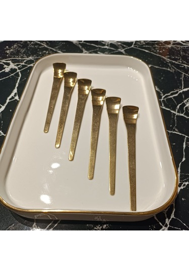 Yamaç Home Gold 6'lı Çay Kaşık Seti