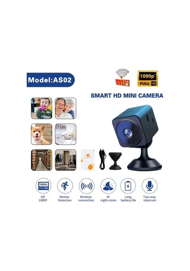 Novahub Akıllı Hd Kablosuz Ev Kamerası 600mah Kızılötesi Gece Görüşü Sesli İnterkom Kablosuz Kart Kaydı