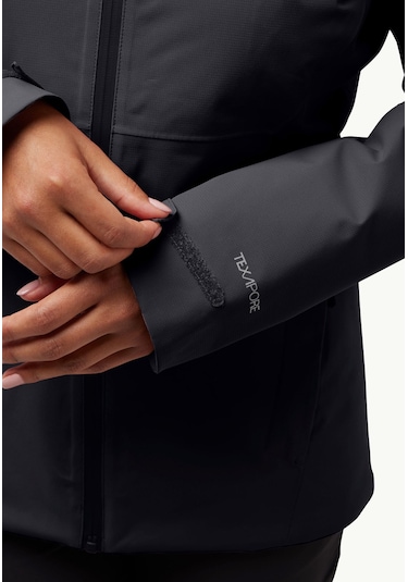 Jack Wolfskin Wisper Su Geçirmez Kadın Mont-a61893 Siyah
