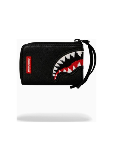 Nan Fly Knit Mouth Wallet, Lüks Ve Dayanıklı Kompakt Cüzdan Siyah