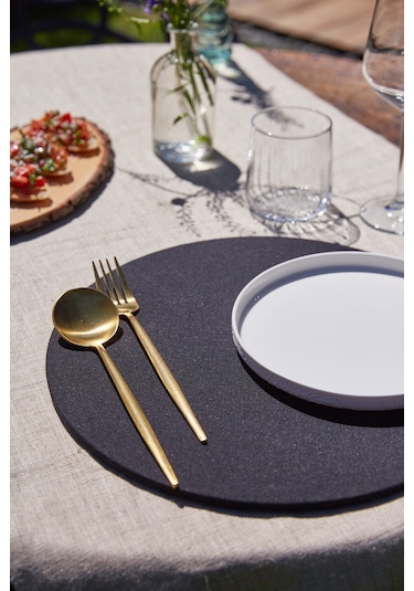 6'lı Black Duck Keten Supla Amerikan Servis Siyah