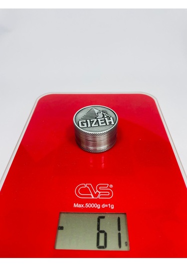 Gizeh Full metal 3parça Tutun Parçalıyıcı- Orjinal Ürün//40mm