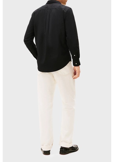 Tommy Hilfiger Erkek Gömlek Mw0mw40469 Bds Siyah Siyah