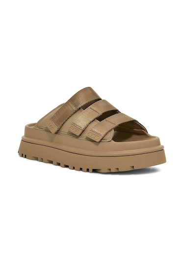 Terlik Kadın 1167430 Ugg W Goldenglow Slide Dark Sand Dark Sand Koyu Kum Rengi