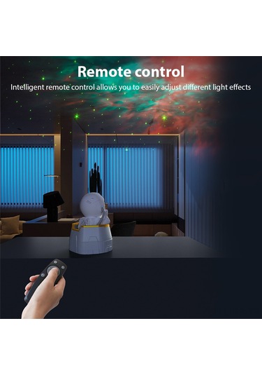 Reedark Uzaylı Figürlü Yıldız Projeksiyon Lambası, Mavi Dişli Kontrol, İki Zamanlama Modu, Usb Beslemeli, Açı Ayarlı, Bluetooth Desteği Diğer