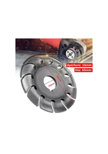 Lemestar Ahşap Oyma Açılı Taşlama Diski 3.54'' 12 Dişli Parlatma Şekillendirme Tekerleği ,altın