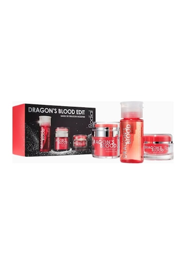 Rodial Dragon's Blood Edit Set, Temel Cilt Bakım Üçlüsü Cilt Bakım Setleri
