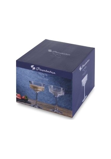 Paşabahçe Elysia Şampanya Kadehi 4'Lü