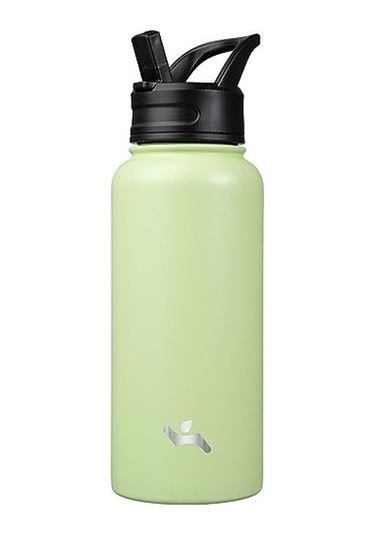 Yalıtımlı Su Şişesi 18 Oz Paslanmaz Çelik Su Şişesi 3 Kapaklı Spor Şişe Mermer Okyanus 2f6rkq Diğer
