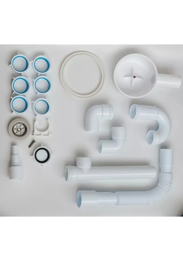 Anı Plast Çamaşır Makinesi Üstü Lavabo Sifonu 168088430