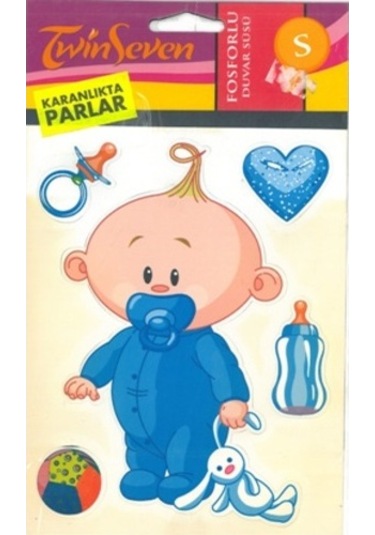 Twinseven Çocuk Odası Stıcker Karanlıkta Parlar (537605946)