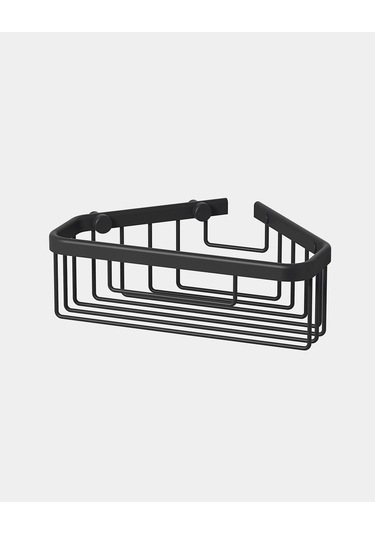 Duş Malzemelik, Tel, Köşe, Derin, 20xh7x14.5 Cm - Mat Siyah Mat Siyah