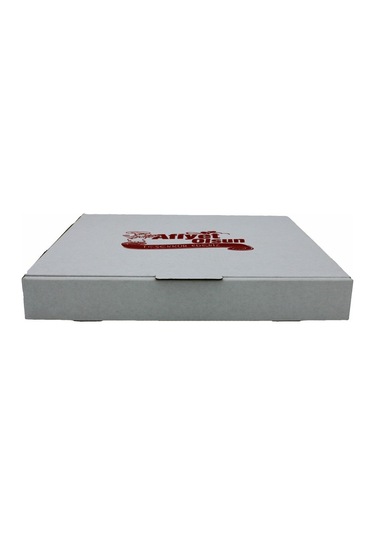 Pizza Kutusu Beyaz 100 Adet 40X40 Cm.