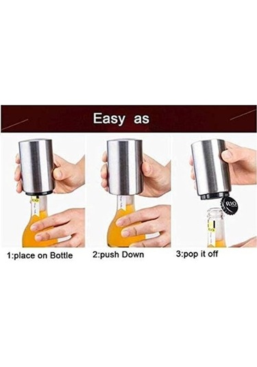 Ulzyvf Soda Şişesi Paslanmaz Paket Otomatik Mor Mıknatıs Manyetik Kullanımı Koyu Kolay, Keskin İtin, Görünümlü, Çelik Bira Aşağı Açın Açıcıları Açıcı 2 - Qw Koyu Mor