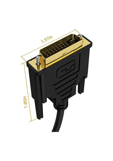 Homyl Hdtv Pc Için Dvı Kablo Ayna Büyük Ekran Bağlantısına 2m Dp