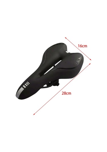 Suntek Dağ Bisikleti Koltuğu Yumuşak Bisiklet Siyah