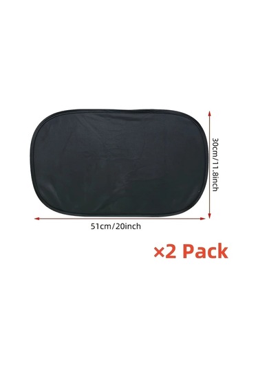 Hightower 2 Adet Deniz Kaplumbağalı Araç Güneşlik Perdesi Upf50+ Uv Koruma Şeffaf Statik