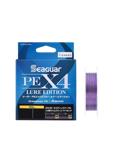 Seaguar Lure Edition Pe 4 Örgü Lrf İp Misina 150mt Multi Color 0.2 Pe