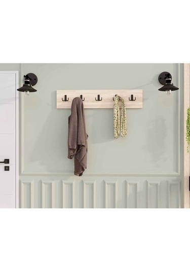 Decormet 5li Askılık Safir Meşe Diğer