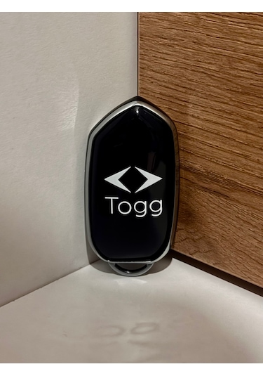 Amblemli Togg T10x-t10f Uyumlu Anahtar Kılıfı Gümüş