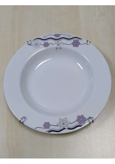 Dekor Tabak Askısı Duvar Tabak Askı Aparatı Asma 22-25 CM Metalik