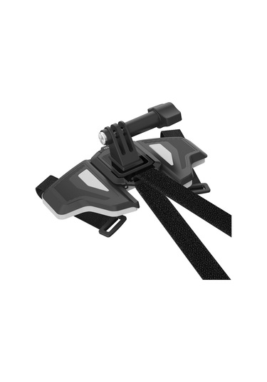 Ranyeek Telesın Gp-hbm-mt2-yh İkinci Nesil Motosiklet Kask Tutucu, Spor Kamera İçin Sürüş Çekimi Aksesuarı Nilon+silikon+paslanmaz Çelik Siyah