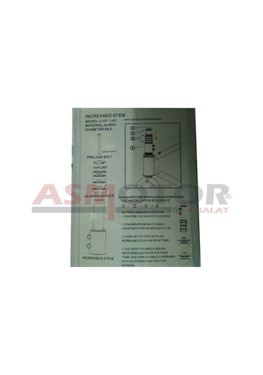 Bisiklet Gidon Yükseltme Aparatı 28.6. Siyah