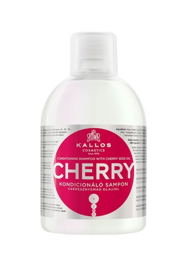 Kallos Cosmetics Cherry Kiraz Çekirdeği Yağlı Şampuan 1 L