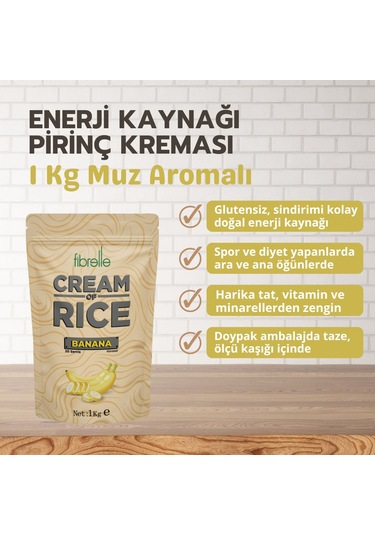 Fibrelle Rice Cream Muz 1 Kg