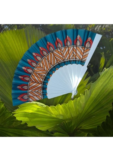 Yelpaze Serinletici Summer - Yaz Konsept Etnik Desen 3 Adet