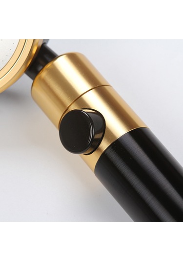 Xindoker Uzay Alüminyum El Tutulu Duş Başkanı, 360 Dönebilen, Suyu Durdurma Anahtarı, Otomatik Temizlenir Fıçılar, G1/2 Bağlantı, Su Tasarrufu Ve Basınç Artırıcı, Siyah Ve Altın Siyah