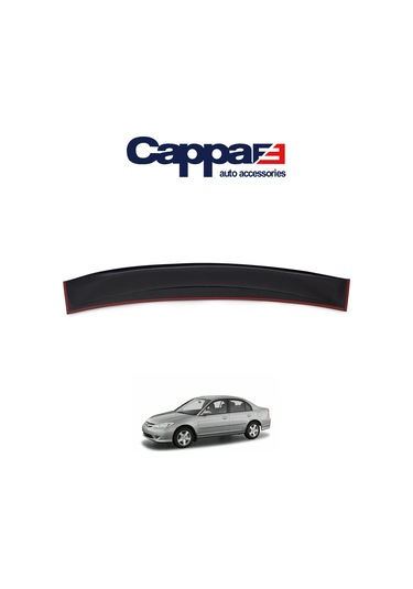 Cappafe Honda Civic 7 Arka Cam Üstü Spoyler Akrilik Abs 01-2006