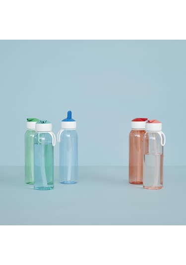 Mepal Pipetli Içecek Şişesi Campus Flip-up 500 Ml Mavi Çocukl Çok Renkli