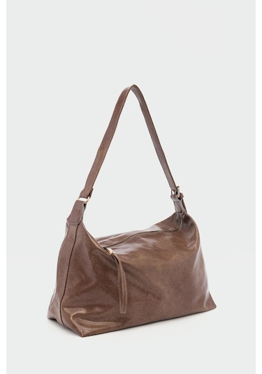 Gabrielle Salaş Omuz Çantası Vizon Vizon