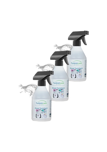 Klozet Tuvalet Temizleyici Hijyen Spreyi 500 Ml. Üçlü Set