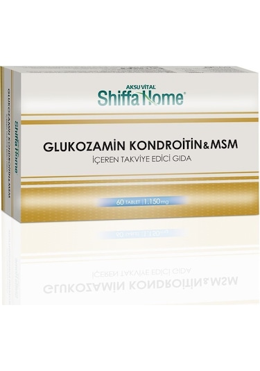 Shiffa Home Glukozamin Kondroitin ve Msm Tablet 60 Adet