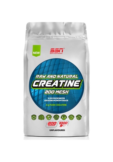 Raw And Natural Creatine 200 Mesh 1000 G Aromasız