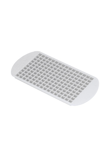 Shineyee 160 Hücre Silikon Buzluk Kalıbı Mini Kare Buz Taneleri, Lehimsi Çıkarım, Gıda Grubu, Mikrodalga Uyumlu, Kolay Temizlenir Beyaz