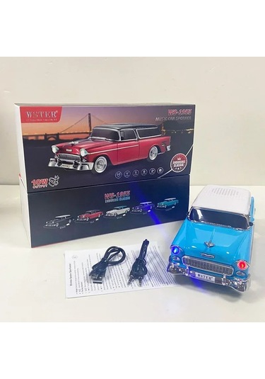 Chevrolet Ws-1955bt Belair 1955 Model Bluetooth Hoparlör 4741
