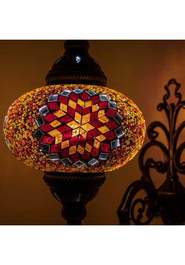 Dekoratif Mozaik Duvar Apliği Otantik Çok Renkli