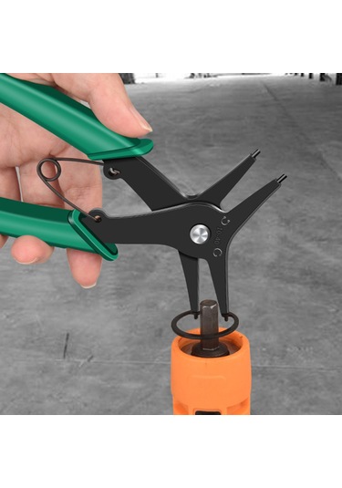 Honmex 2'li 1 Tasarım Yüksek Karbon Çelik Snap Ring Pliers - Tamir Bakım İçin Açılır Tutuculu El Aracı