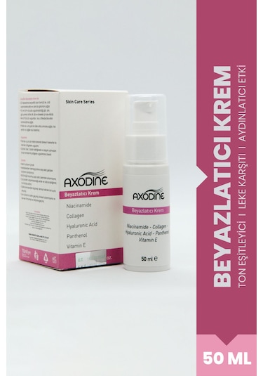 Axodine Leke Karşıtı Ton Eşitleyici Cilt Beyazlatıcı Krem 50 ML