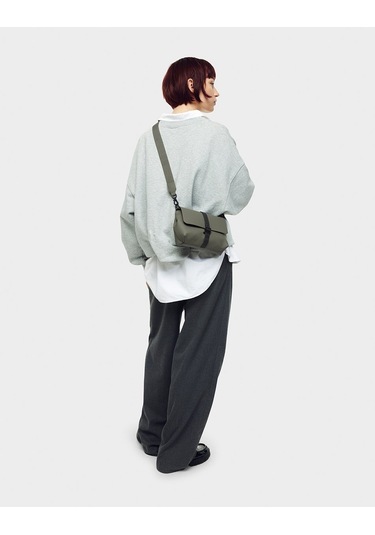 Gaston Luga Spläsh Crossbody Bag - Olive Yeşil