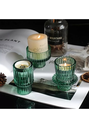 House Axiom 3 Adet Cam Mumluk Seti 211022739 Yeşil