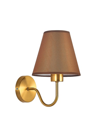 Moveevo Yatak Odası Duvar Lambası, Akustik Ve Işık Kontrollü Led, Klasik Amerikan Stili, Konforlu Ve Pratik Kullanım, Bakır Tonu Ve Beyaz Abajur Beyaz