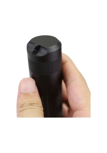 Neevoyu Küçük Hava Geçirmez Alüminyum Saklama Kapsülü - Vitamin, Hap Ve Balık Yağı İçin Mükemmel Çözüm Siyah