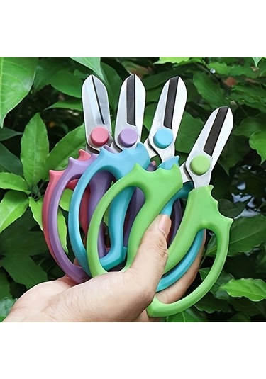 Oldfriend Sumyoung Profesyonel Bahçe Makası Mavi Ambidextrous Paslanmaz Çelik Budama Makası